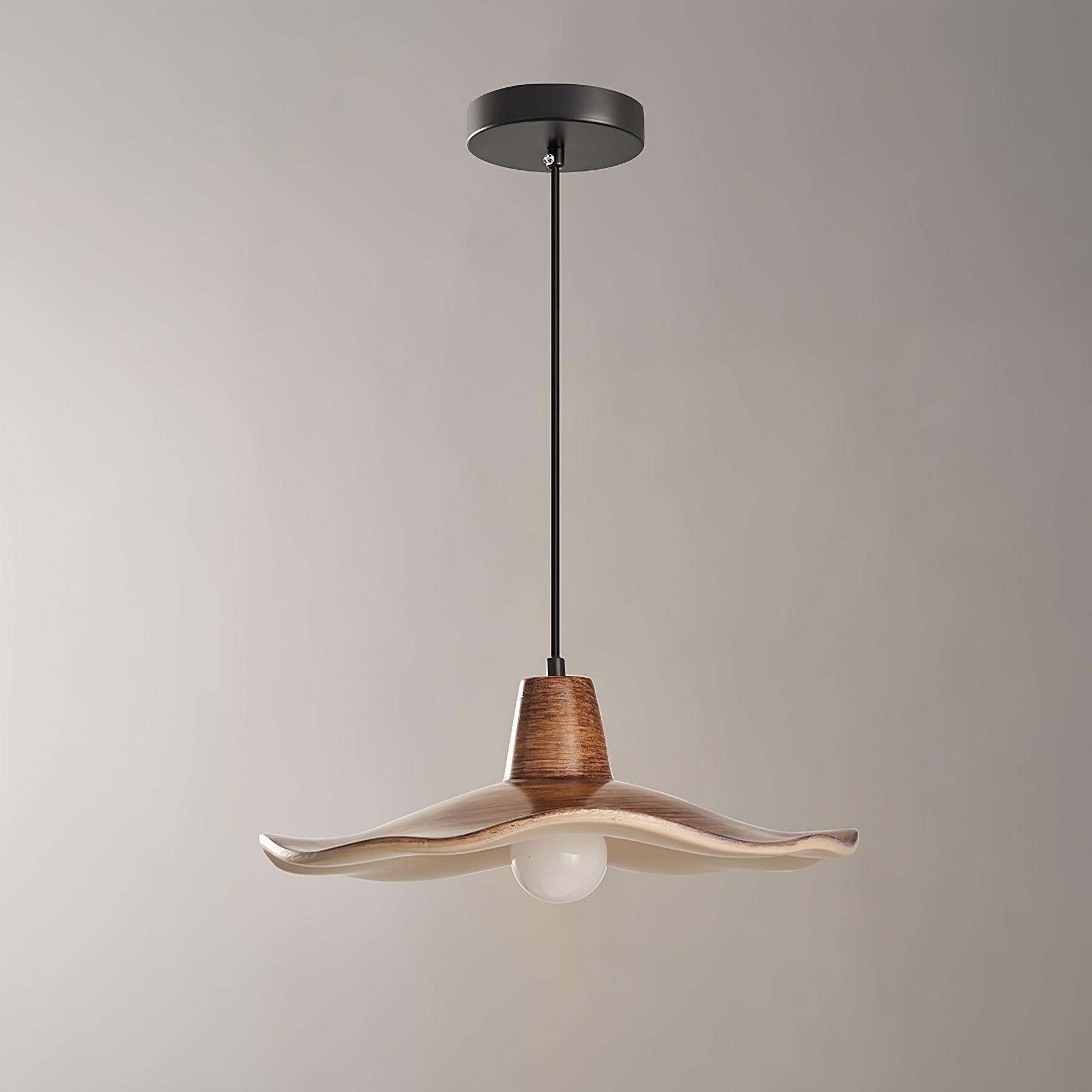 Black Imitation Walnut Wood Grain Kitchen Pendant Lamp K729