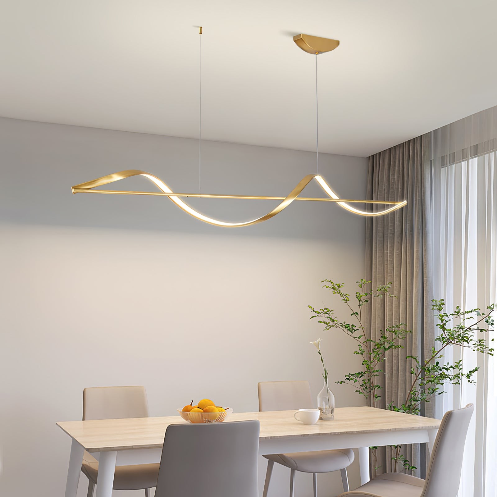 Whisper Linear Island Chandelier K1096