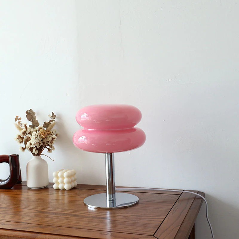 Bauhaus Macaron Stained Glass Table Lamp K03