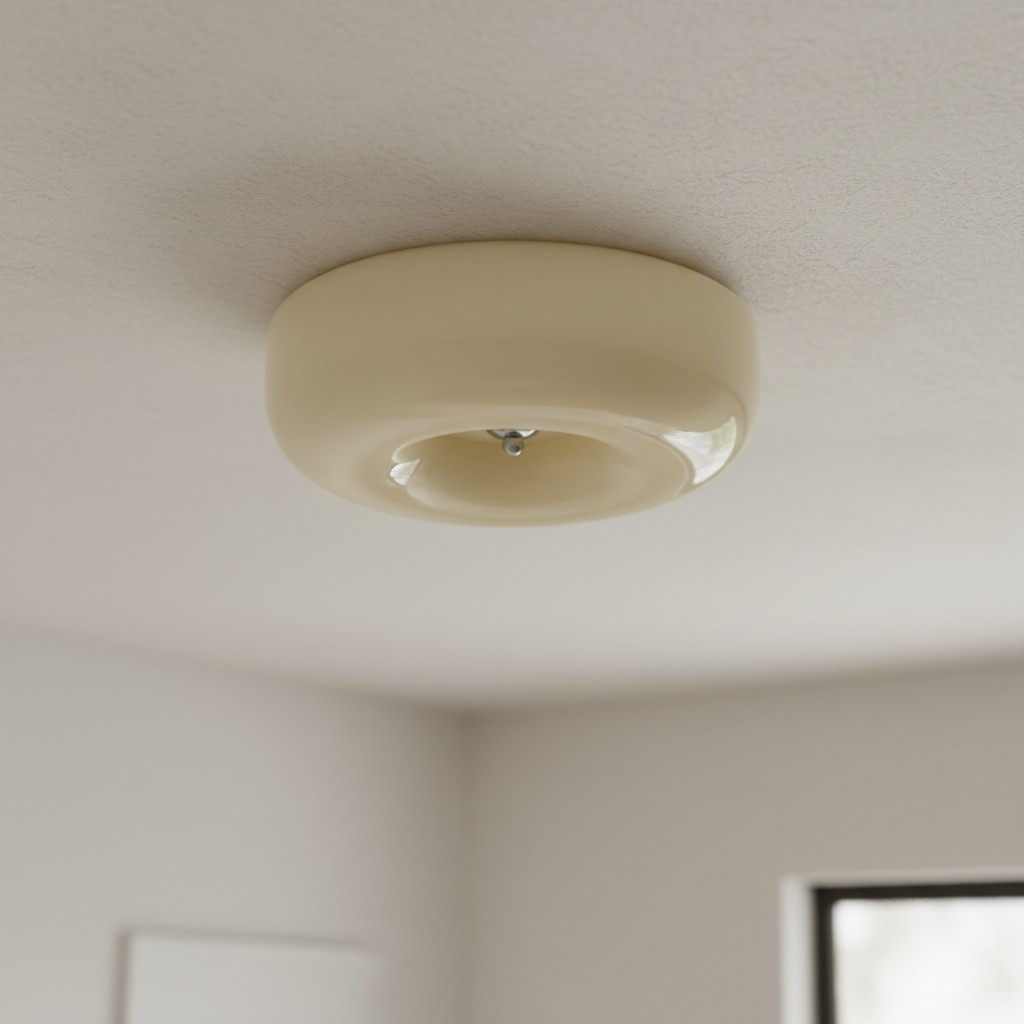 Opalune Art Deco Pudding Ceiling Light with Design - Elegant Lighting for Modern Interiors K2240