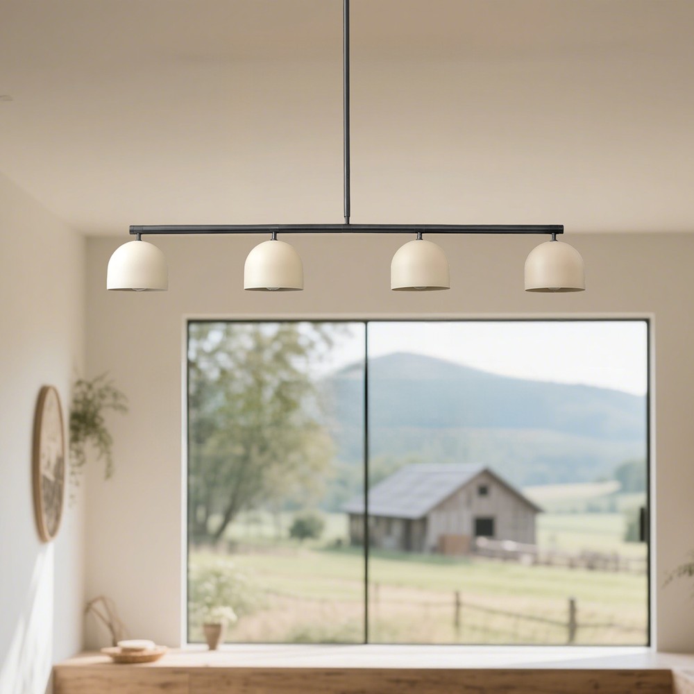 Modern Strip 4-Light Chandelier For Kitchen Island K899