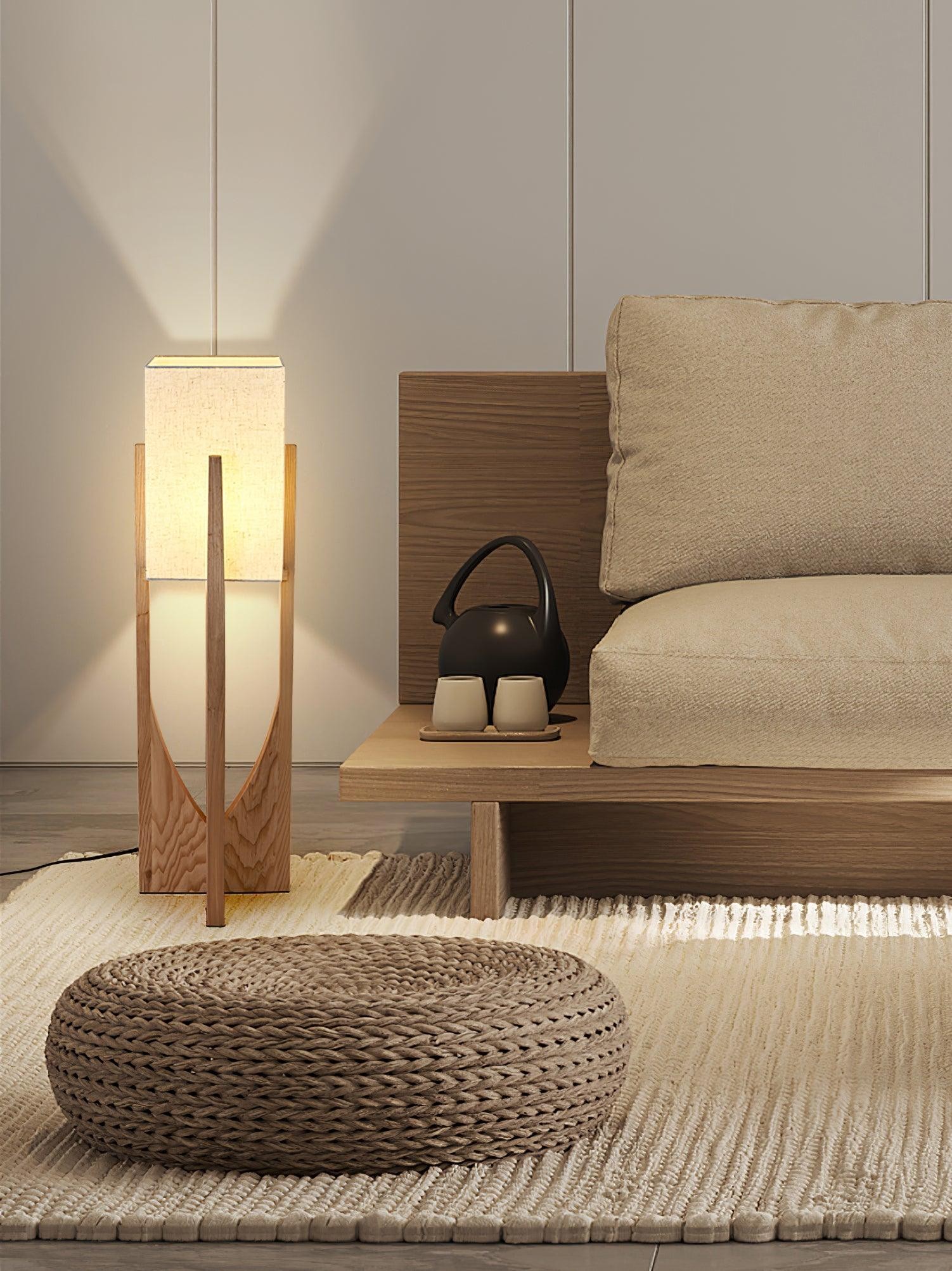 Vintage Wabi Style Floor Lamp K375