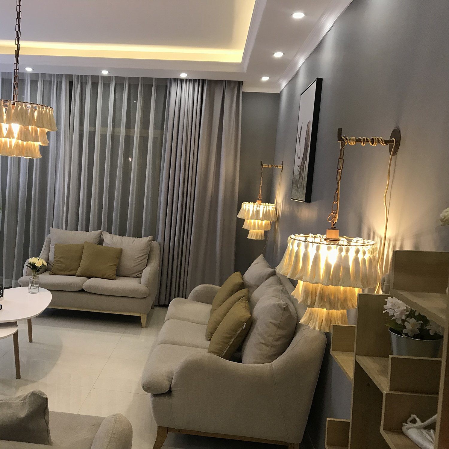 Fela Tassel Chandelier