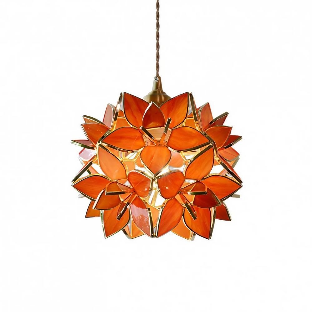 Decorative Hand Blown Flower Glass Pendant Light K29