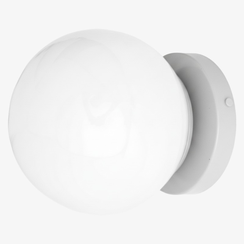 Glorica Modern Glass Globe Wall Sconce – Multi-Color Finish For Living Room & Bedroom K1516