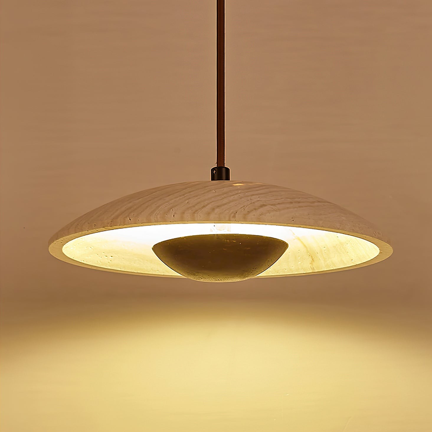 Cream Style Wood Pendant Lamp K668