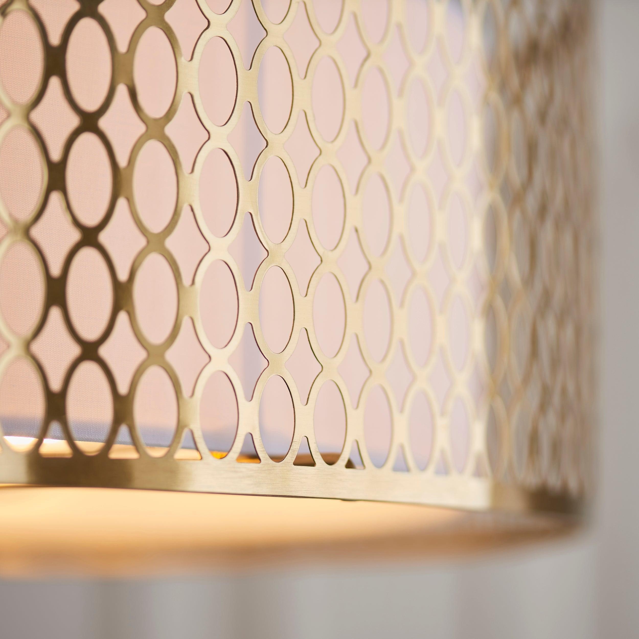 Modern 3 Light Mesh Design Ceiling Light - Dimmable for Living Room K1592