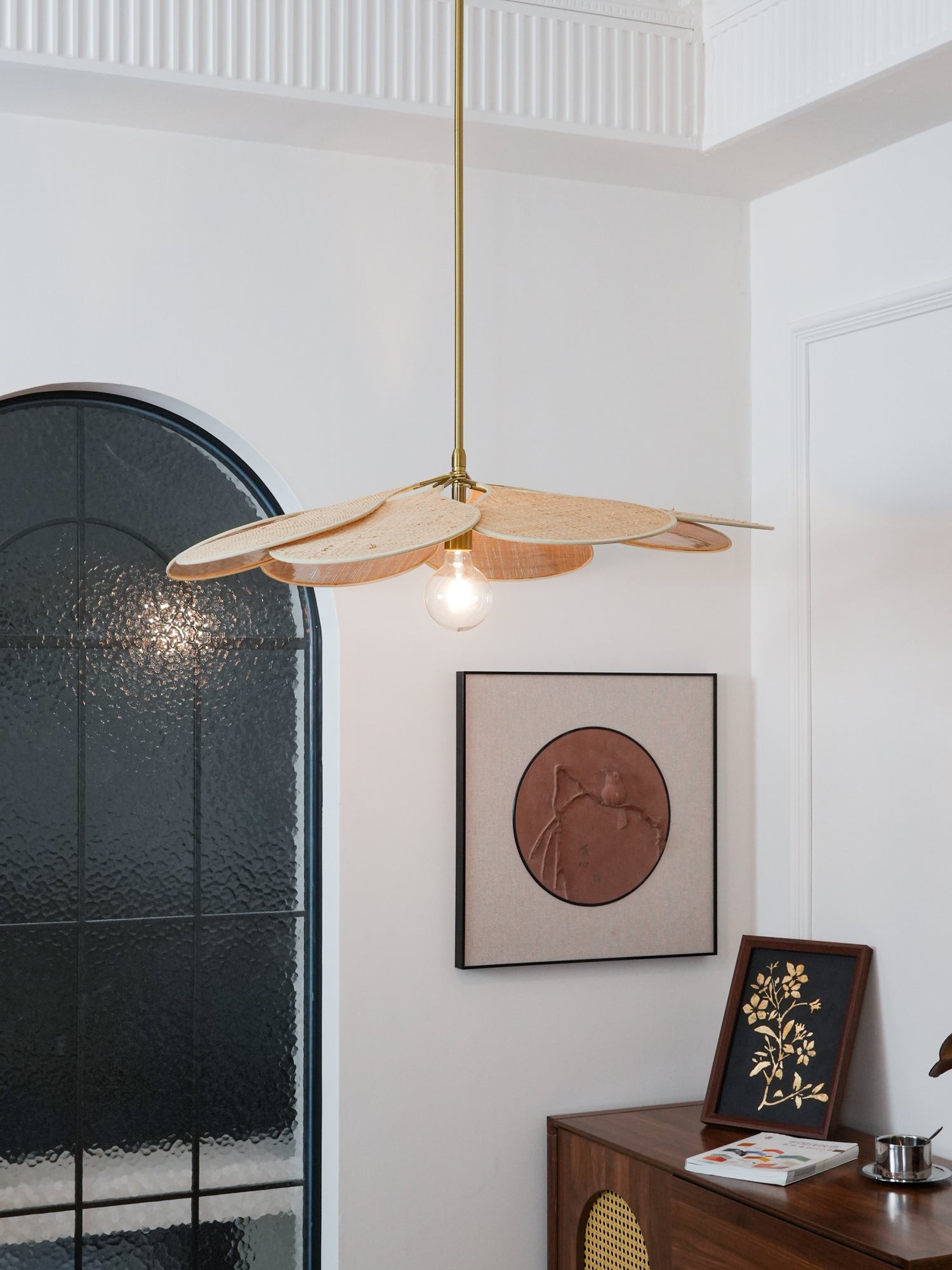 Petals Bloom Rattan Pendant Lamp K588