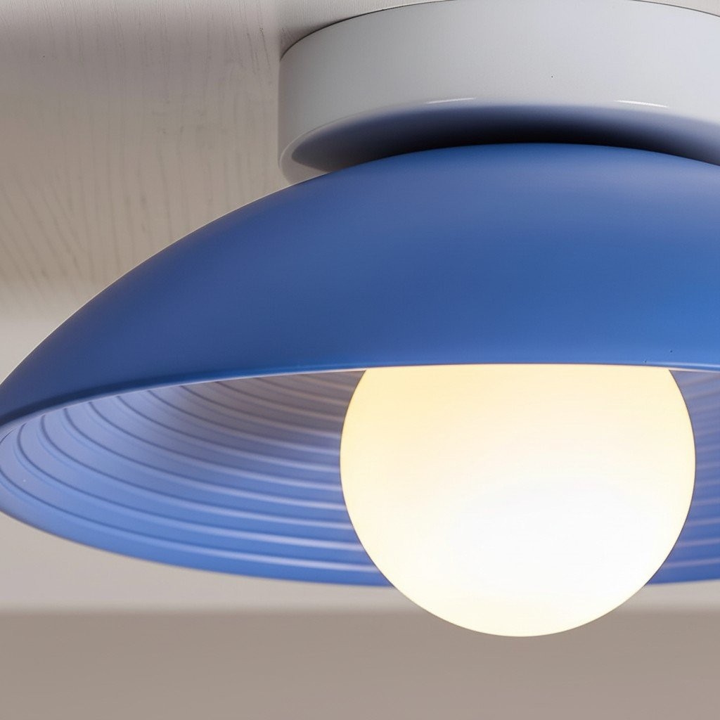 Ovalune Textured Ceiling Lamp - Contemporary Style Lighting for Living Spaces K2104