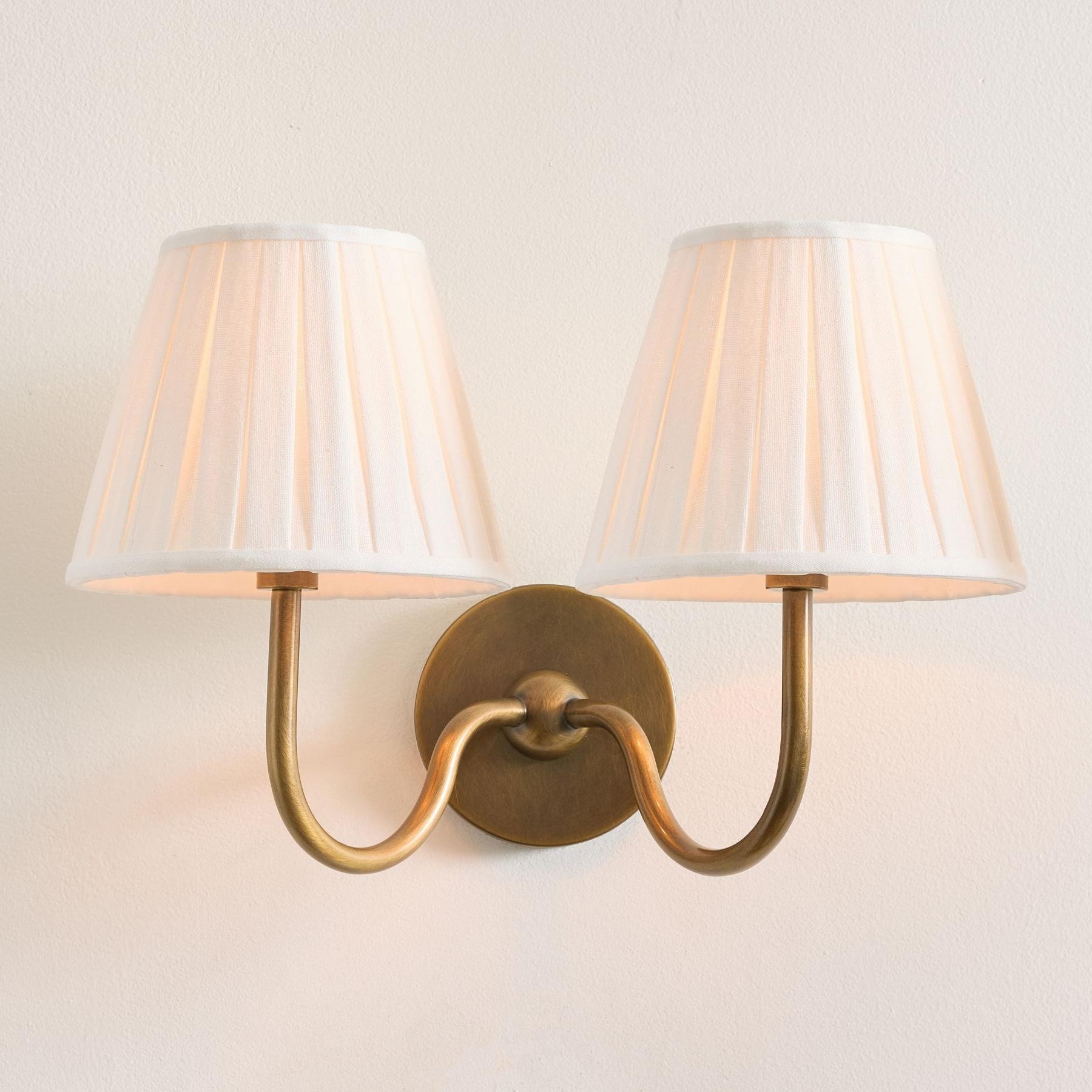 Luvora Pleated Fabric Shade Wall Sconce – Modern Classic Indoor Lighting K1306