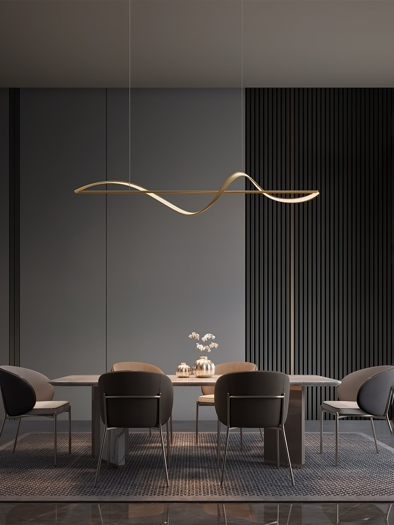 Whisper Linear Island Chandelier K1096