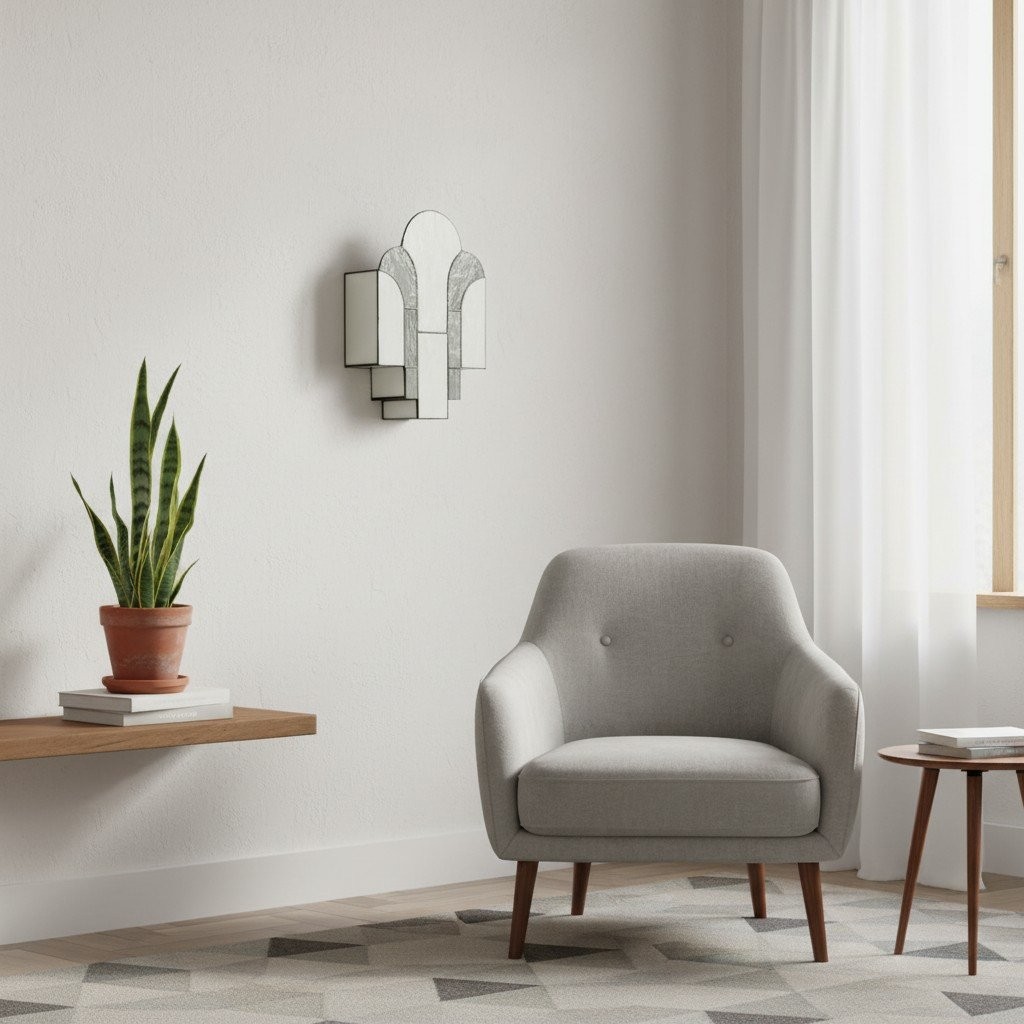 Kelsar Wall Light Sleek Contoured Design Wall Sconce - Modern Minimalist Style for Hallway and Living Room K1800