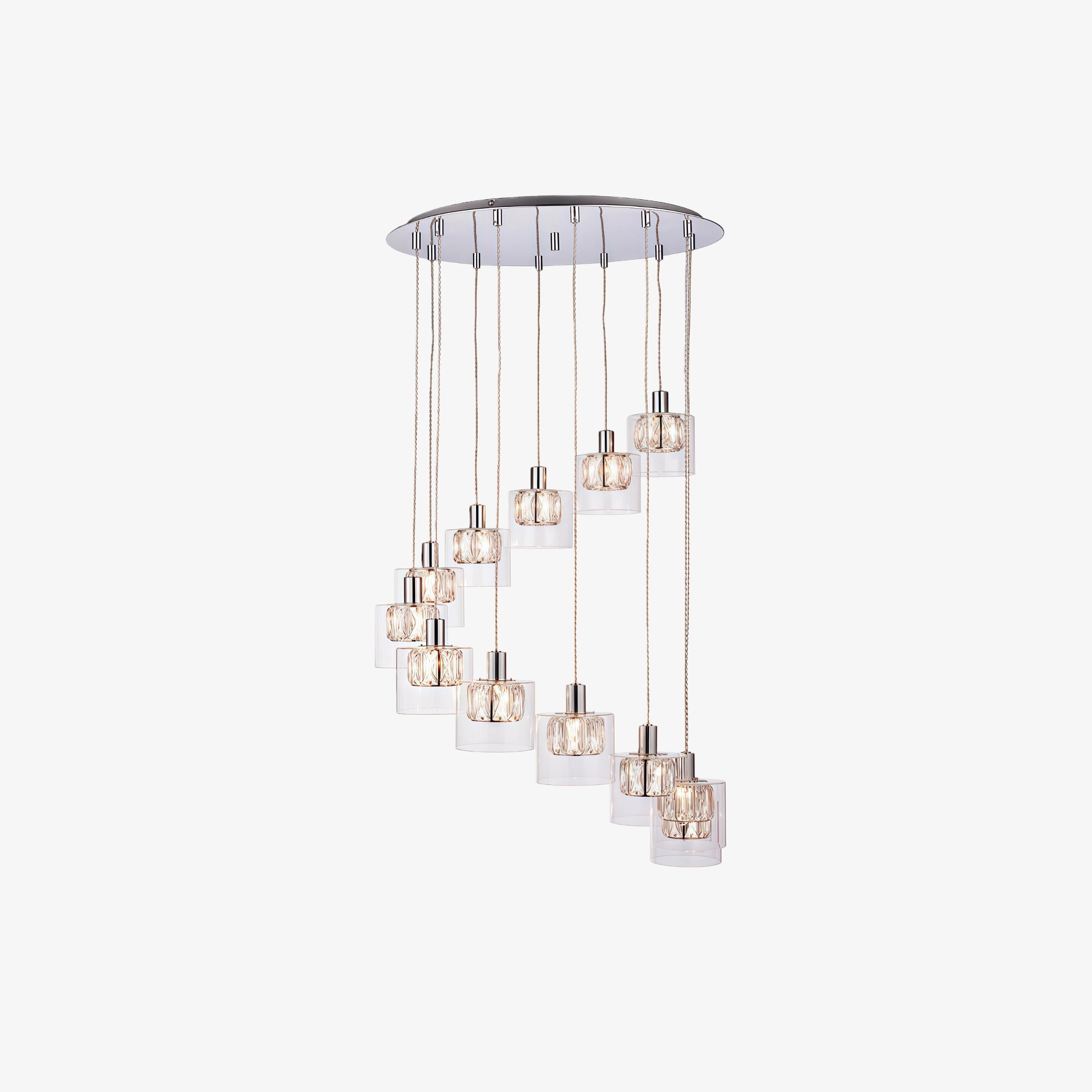 Glomara Sculpted Metal Pendant Lamp - Transitional Sconce Ambient Lighting K1959