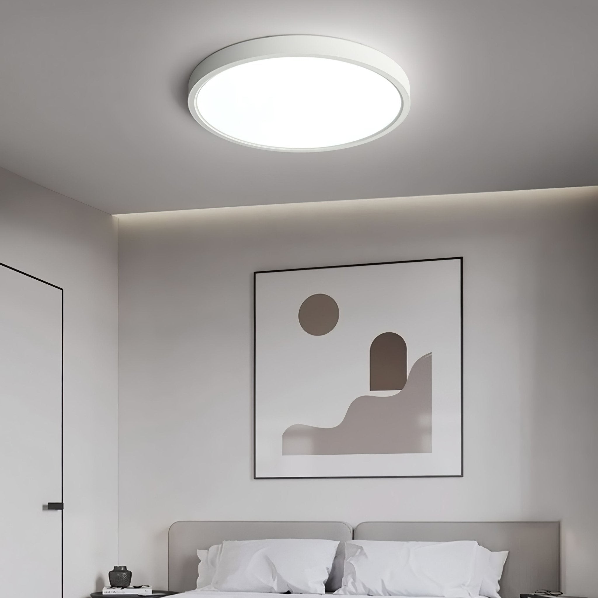 Minimalist Modern Round Acrylic Ceiling Light For Bedroom K218