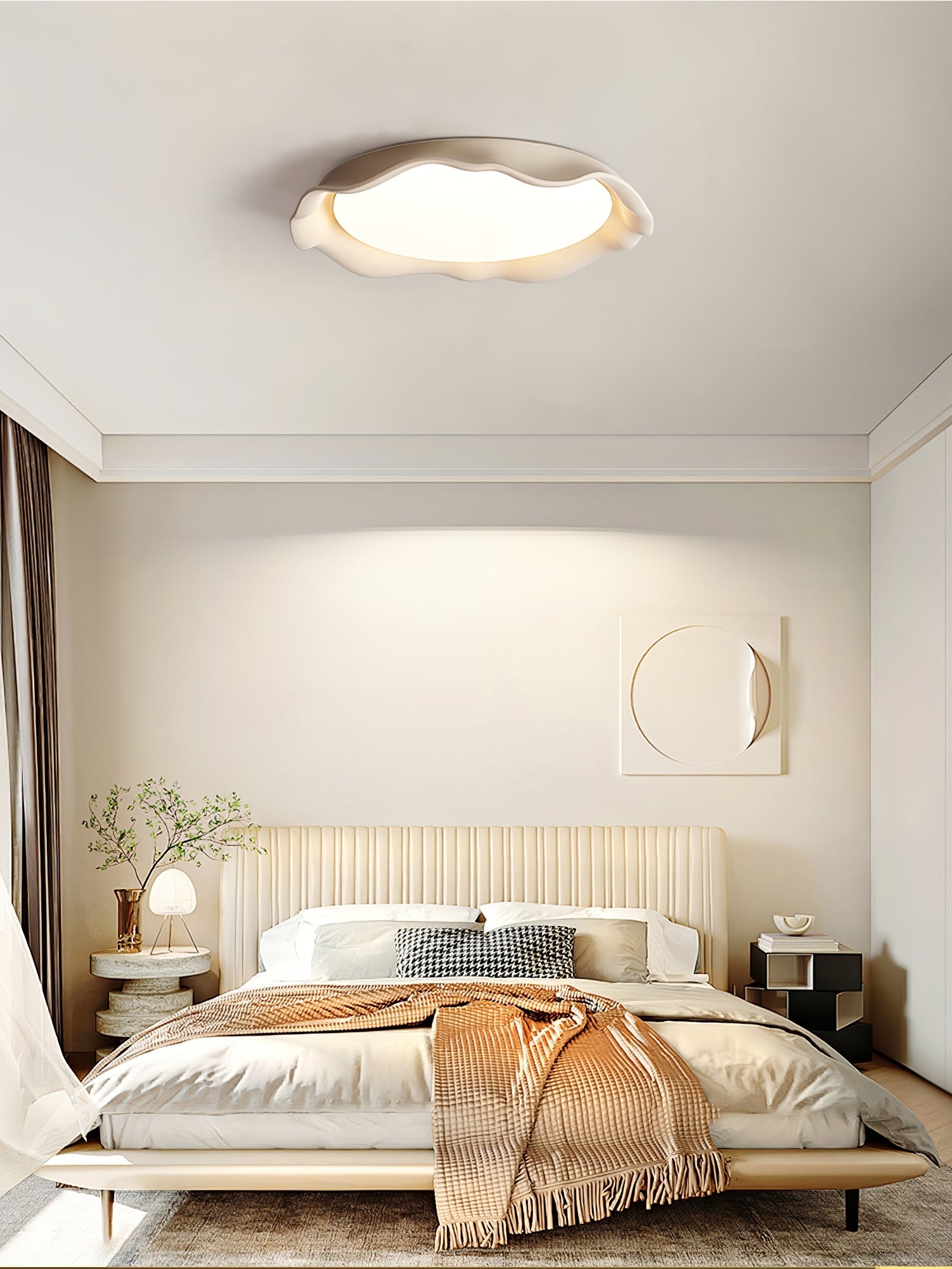 Aera Microcement Ceiling Light D380