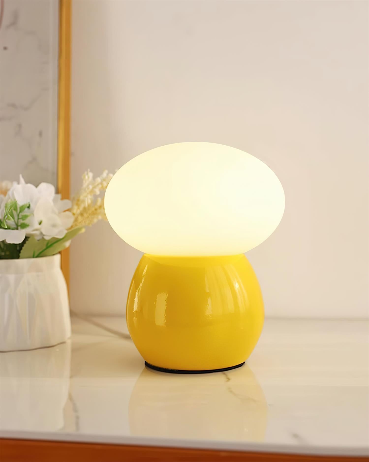 Modern Cream Style Mushroom Table Lamp K684