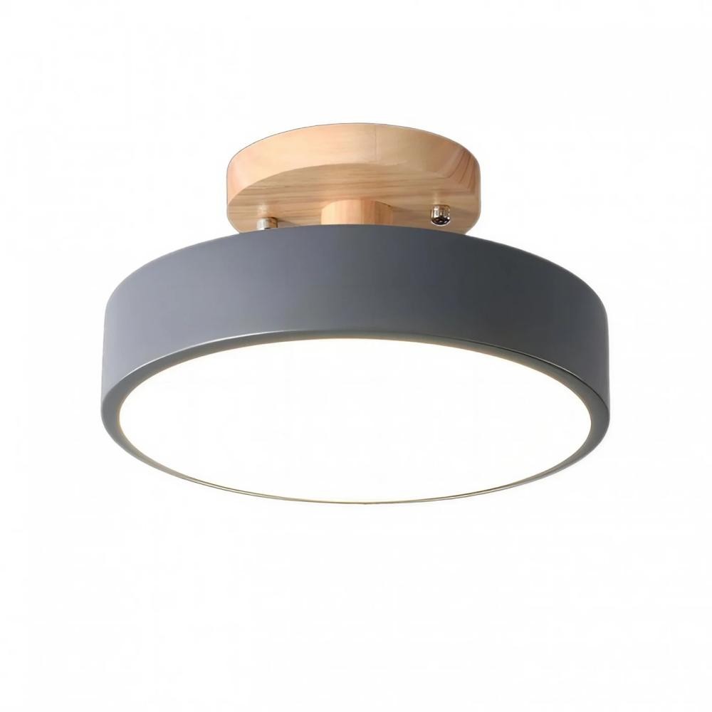 Scandinavian Design Round Wooden Ceiling Light K57