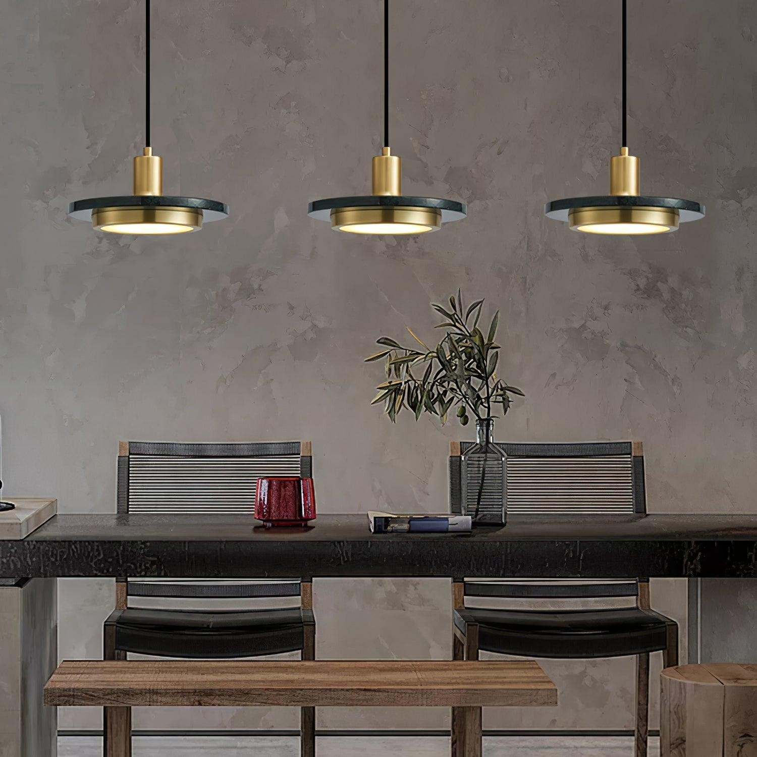 Double Circle Pendant Light K357