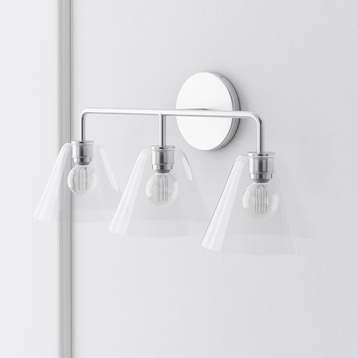 Conica Cone Wall Sconce - 1, 2, 3-Light Modern Glass Lighting K1398