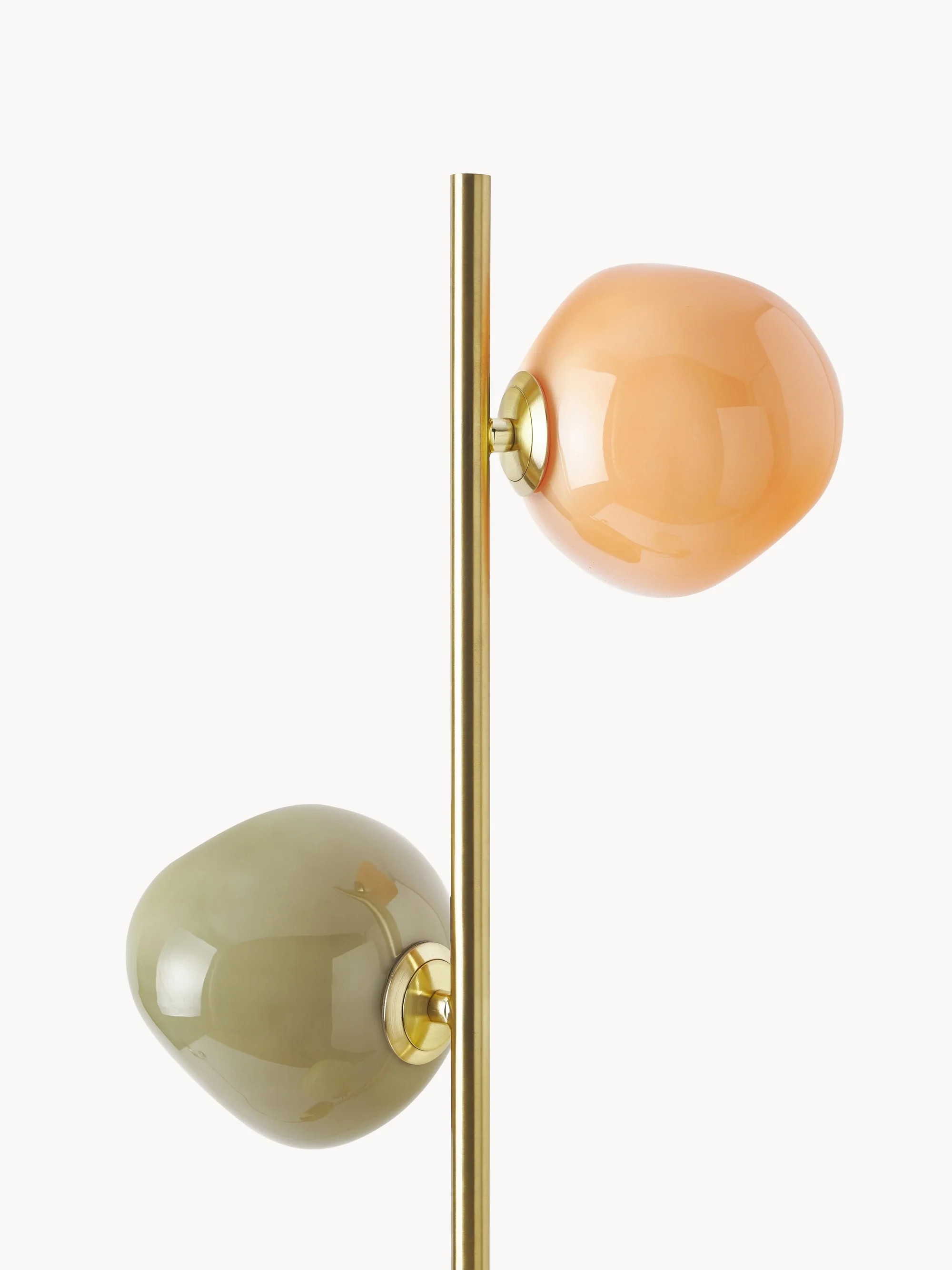Modern Colorful Glass Floor Lamp – Multicolor Standing Light for Home Decor K1430
