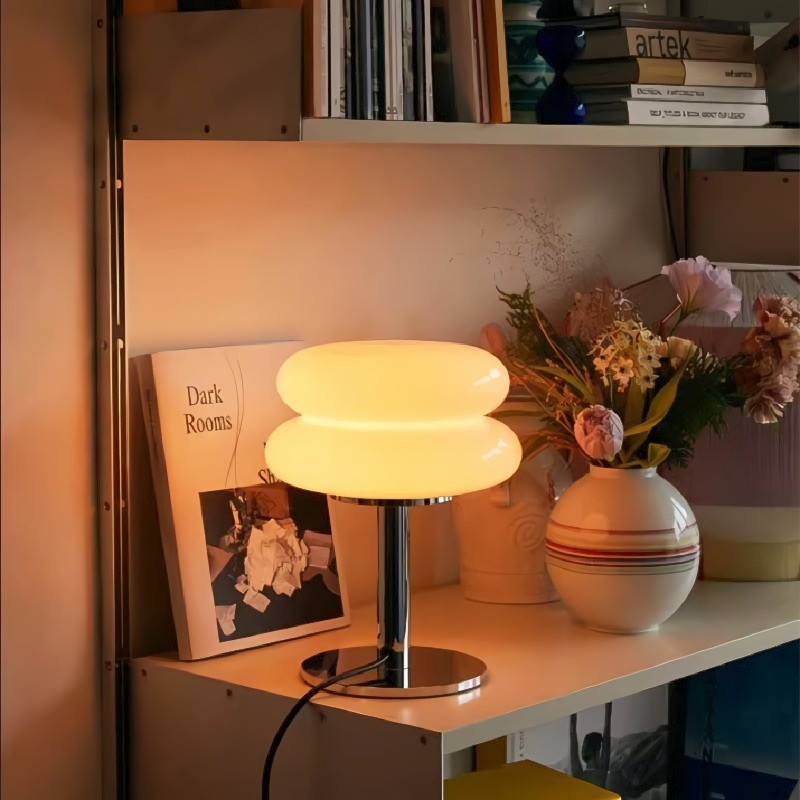Bauhaus Macaron Stained Glass Table Lamp K03