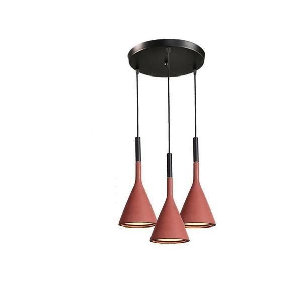 Minimalist Aplomb Pendant Light - Cement Cone Pendant Light for Kitchen Island