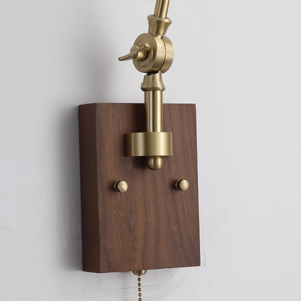 Banker Swing Arm Plug In Wall Light K253