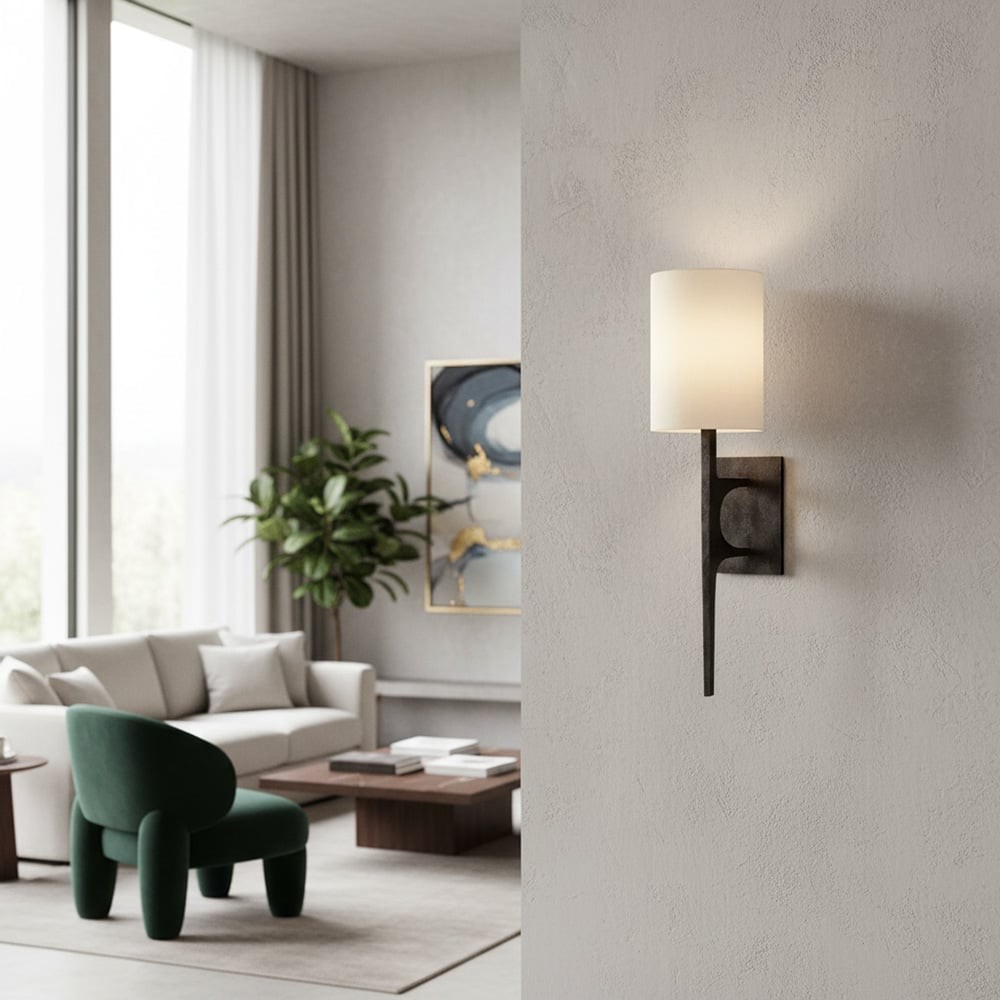 Texturoc Linear Wall Light - Modern Hammered Wall Sconce K1610