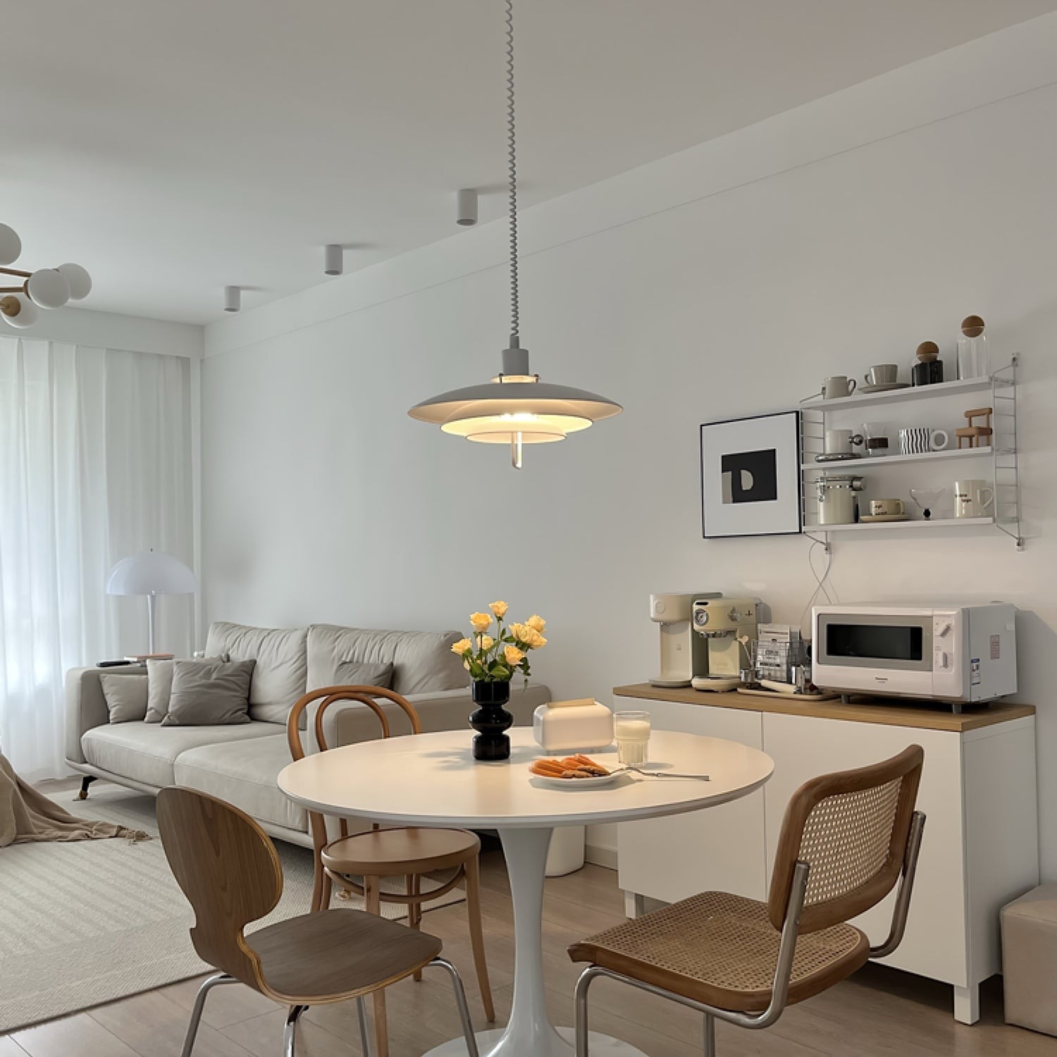 Danish Lifting UFO Pendant Lamp K606