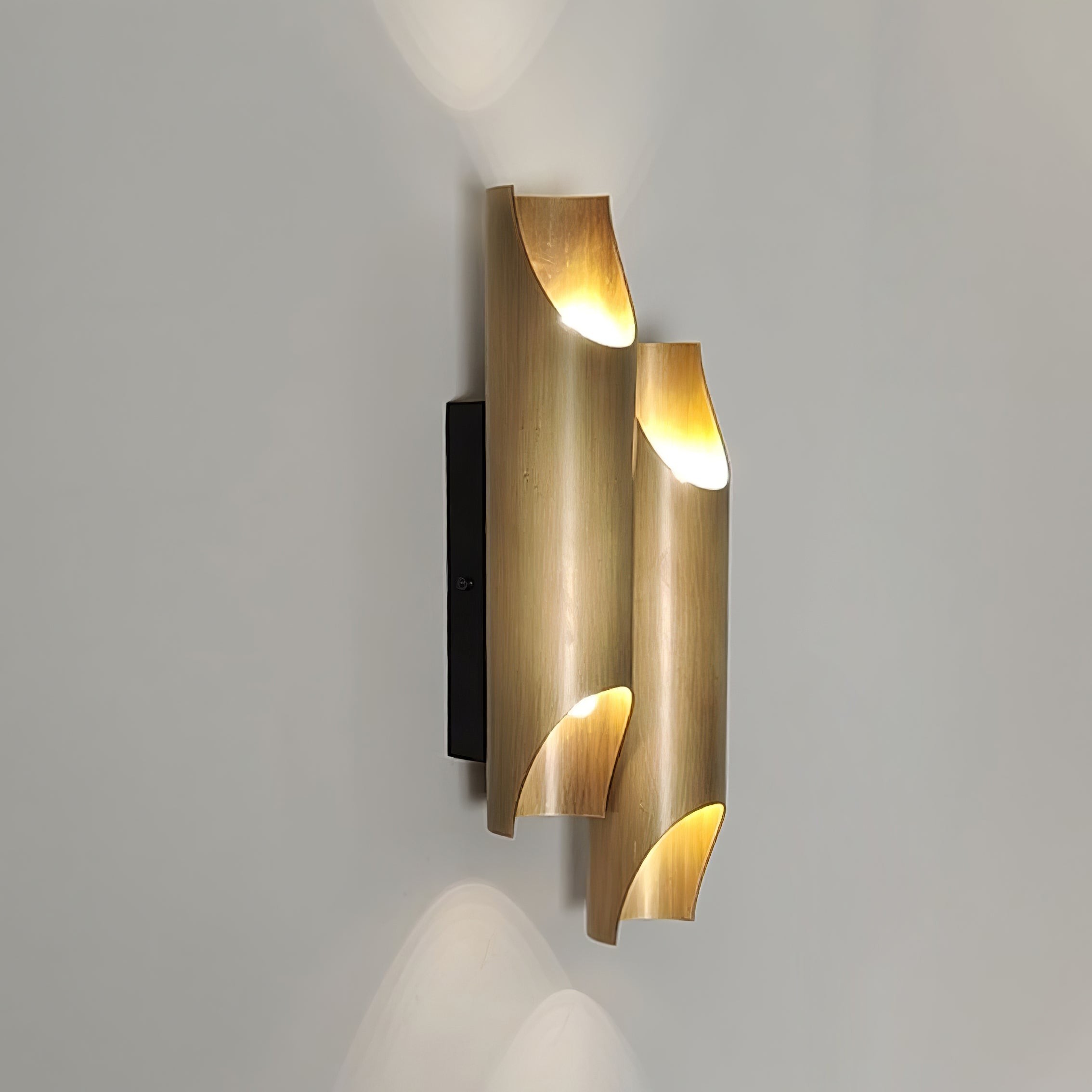 Brass Double Tube Wall Lamp K287