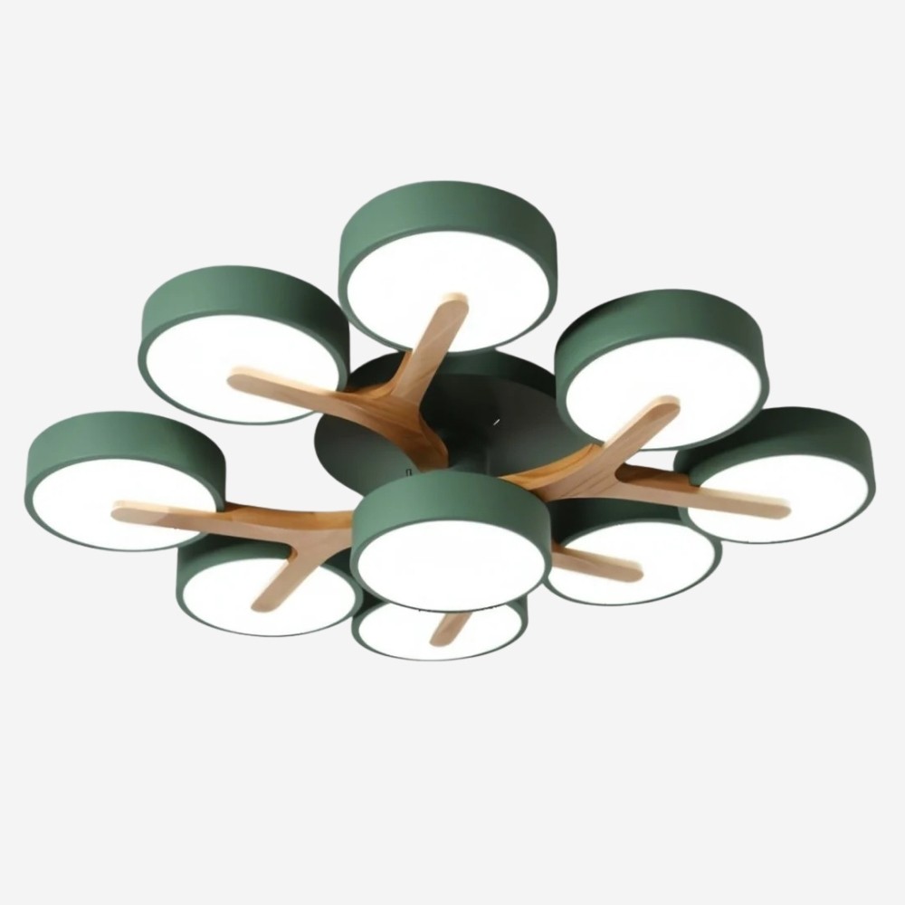 Nordic Semi Flush Branch Led Ceiling Light K939