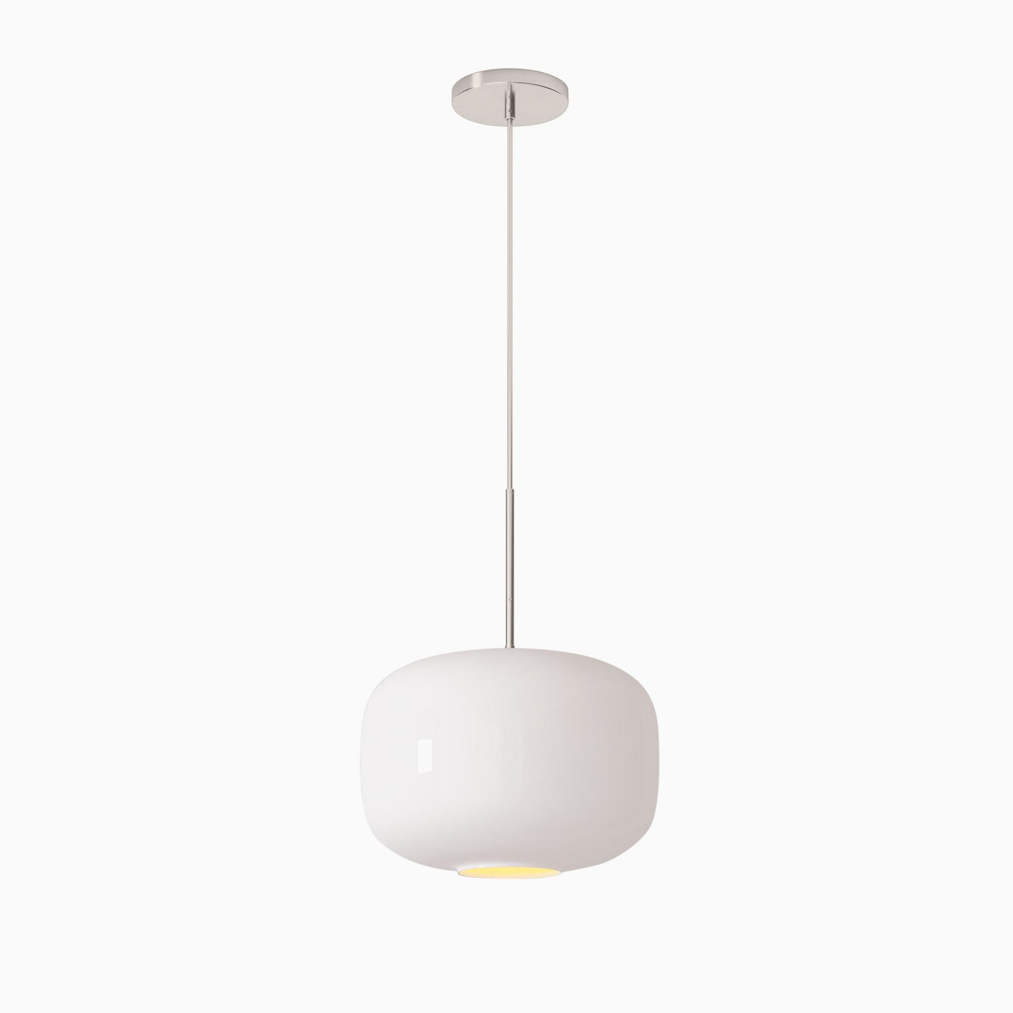 Lumivelle Pebble Pendant Light - Adjustable Glass Shade - Modern Lighting K1403