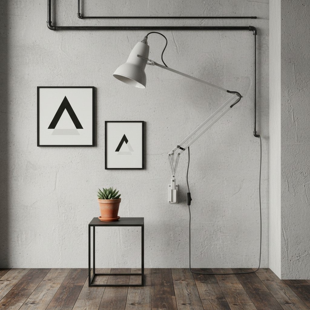 Modryx Minimalist Adjustable Wall Lamp - Functional Modern Lighting for Home Interiors K2153