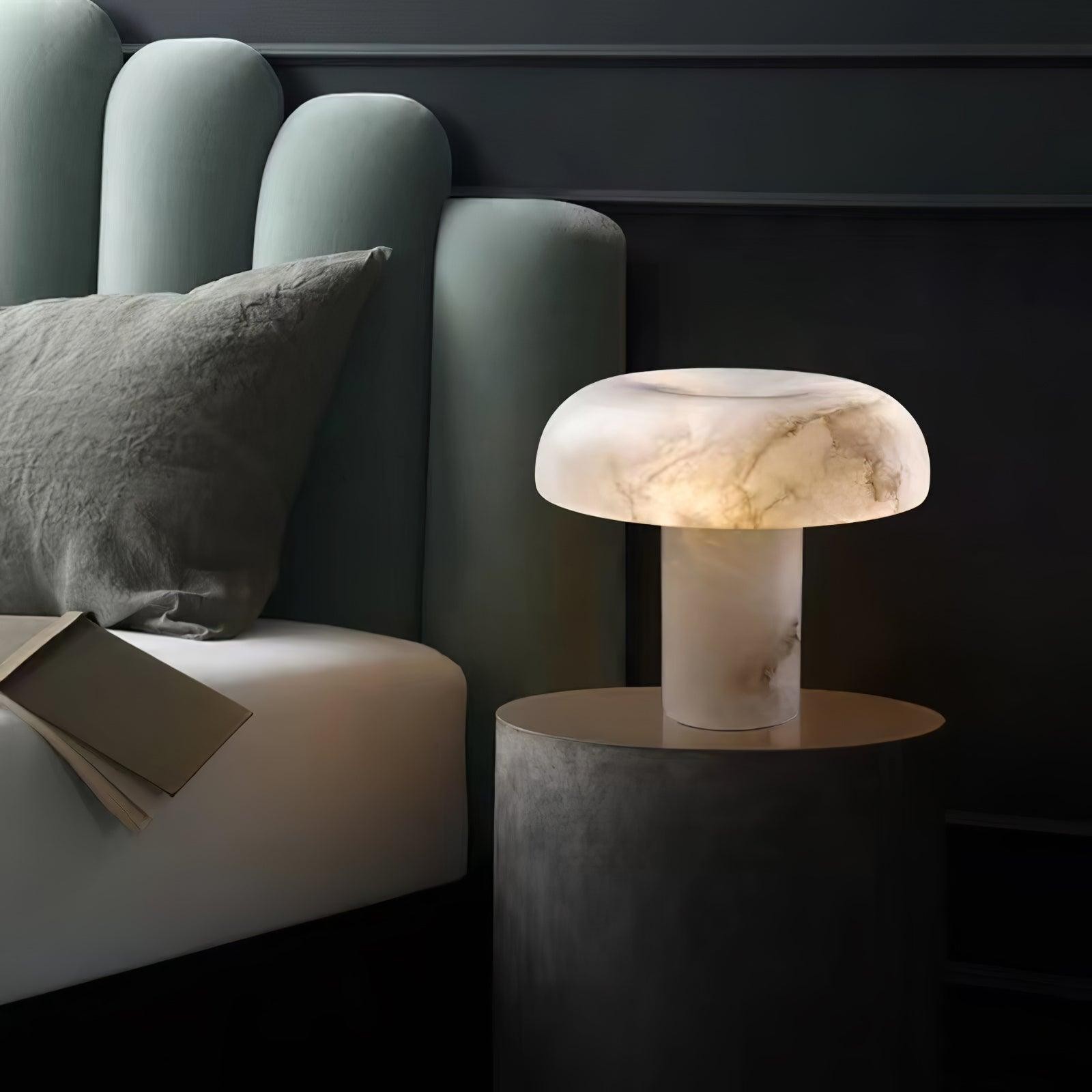 Creative Minimalist Luxury Alabaster Table Lamp For Bedroom K535