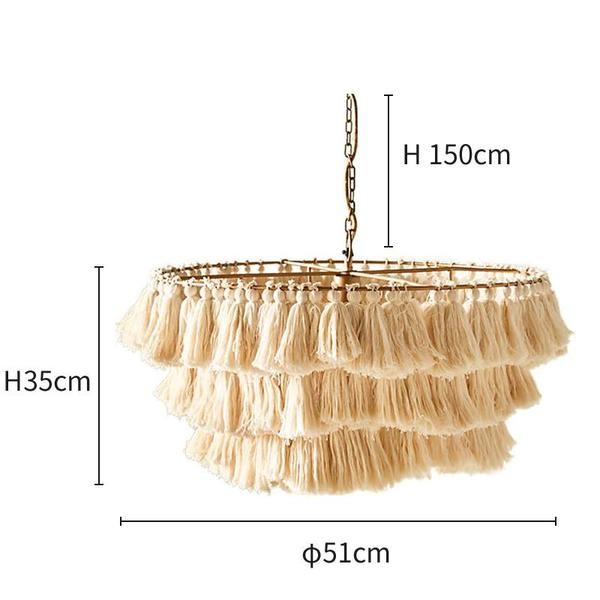 Fela Tassel Chandelier