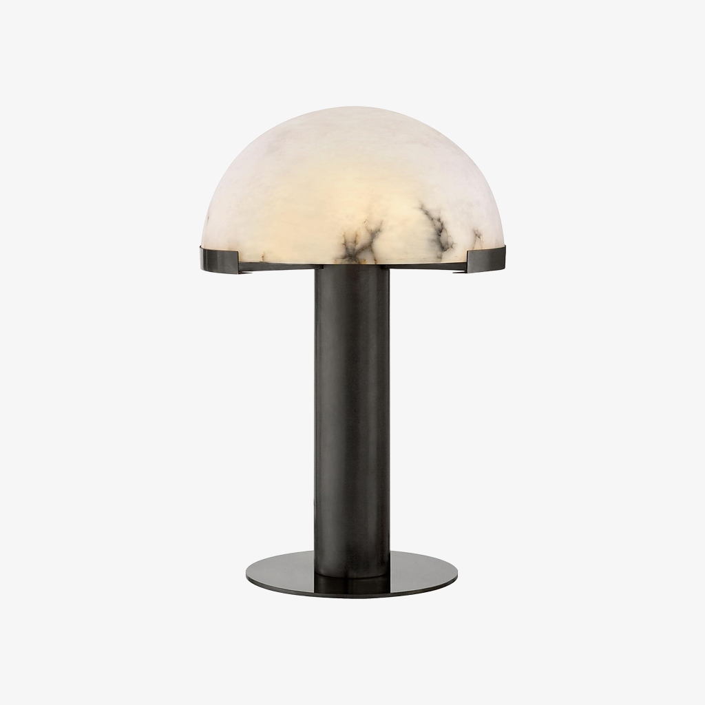 Virelith Modern Contemporary Table Lamp - Elegant Metal Base Desk Lamp for Bedroom and Lounge K2391
