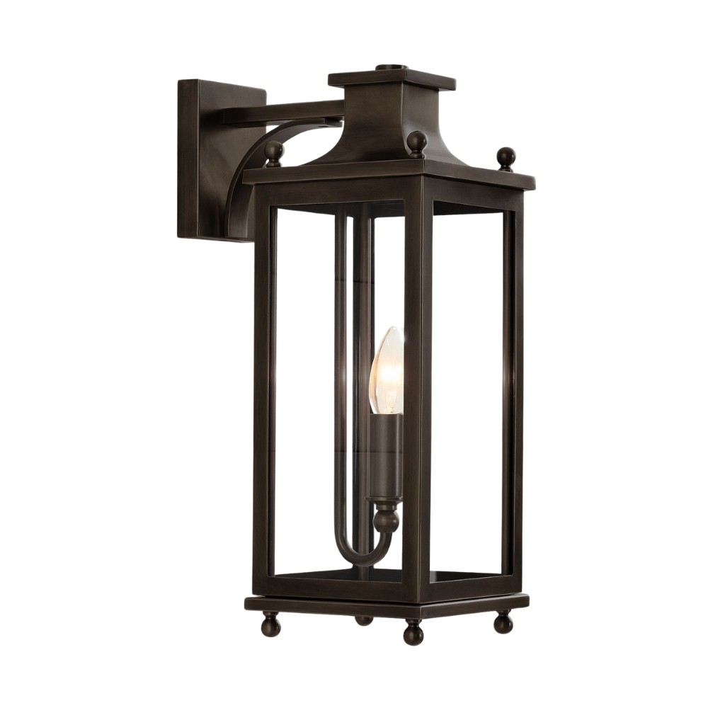 Yolvira Outdoor Wall Light Sconce - Versatile Metal Lantern K1247