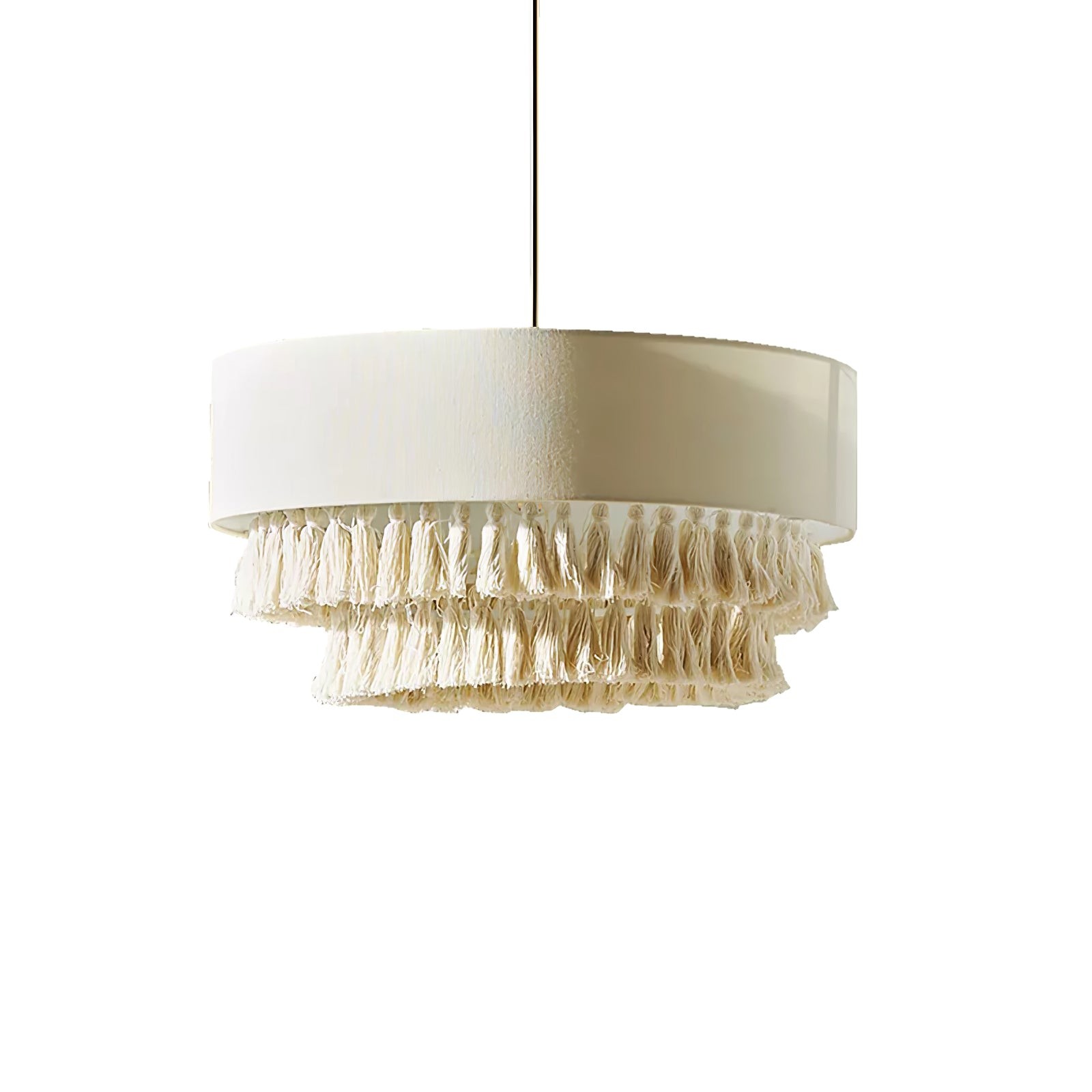 Bohemian Hemp Rope Tassel Chandelier K396