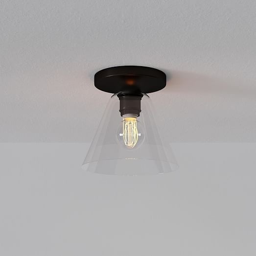 Conica Cone Flush Mount – Glass Ceiling Light for Modern Spaces K1396