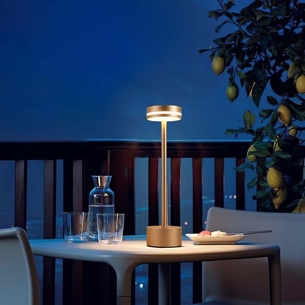 Frisbee Portable Touch Cordless LED Desk Lamp K63