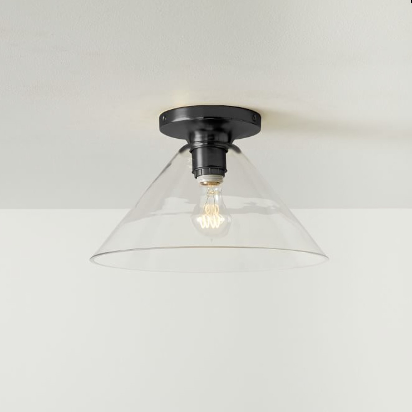 Conica Cone Flush Mount – Glass Ceiling Light for Modern Spaces K1396