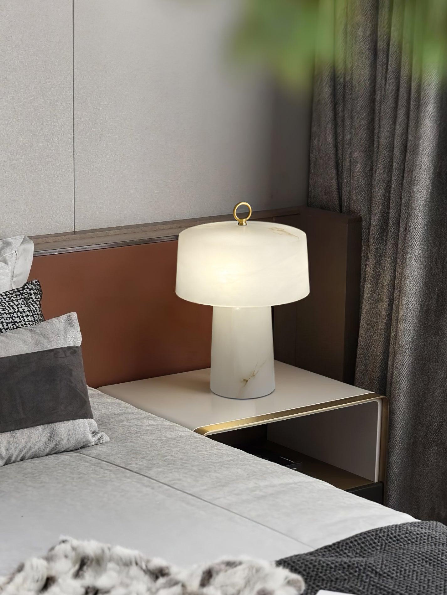 Light Luxury Style Marble Stone Table Lamp K236