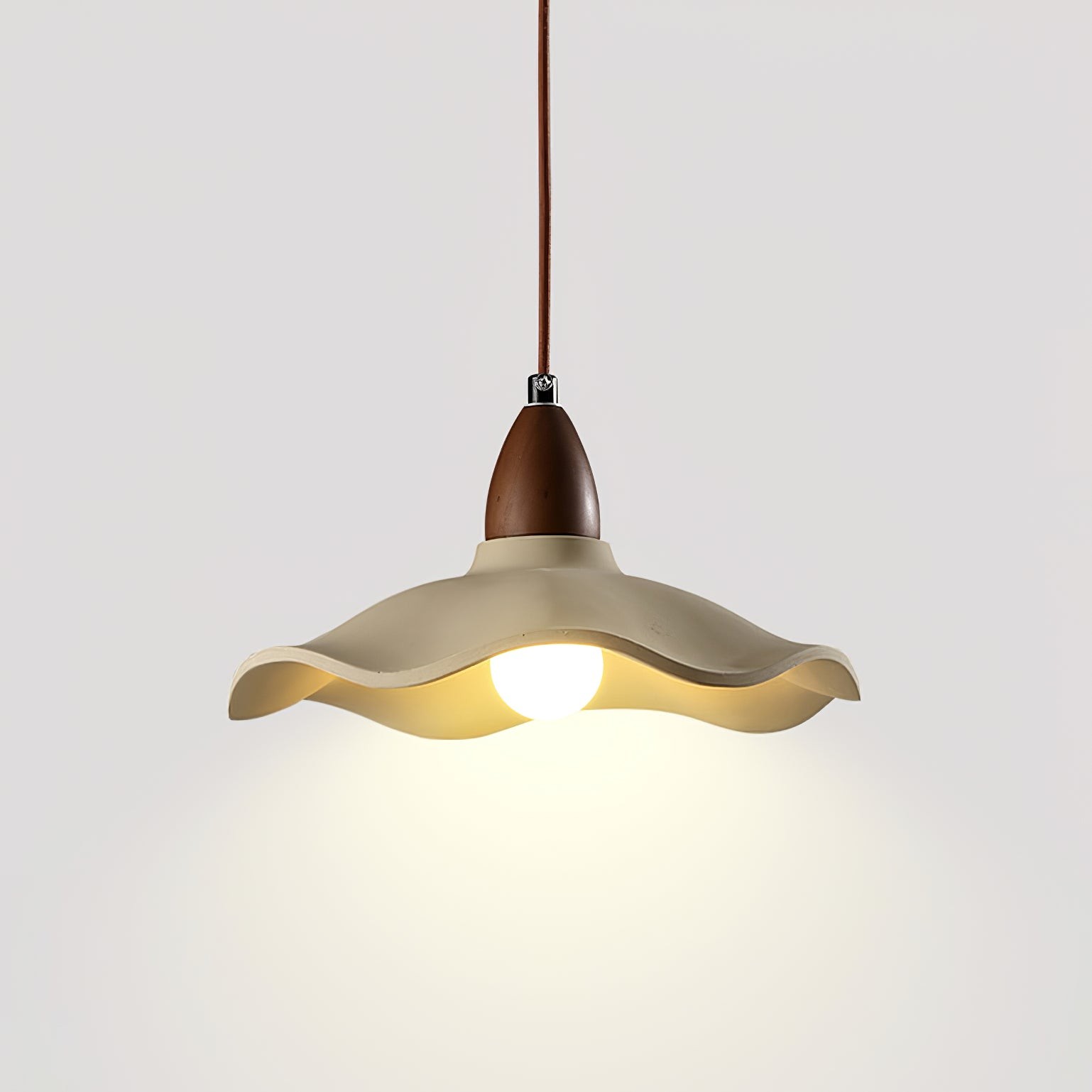 Japanese Wabi-Sabi Style Cement Wave Pendant Lamp K309
