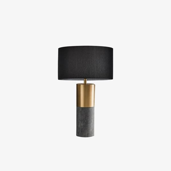 Marble Cylinder Table Lamp