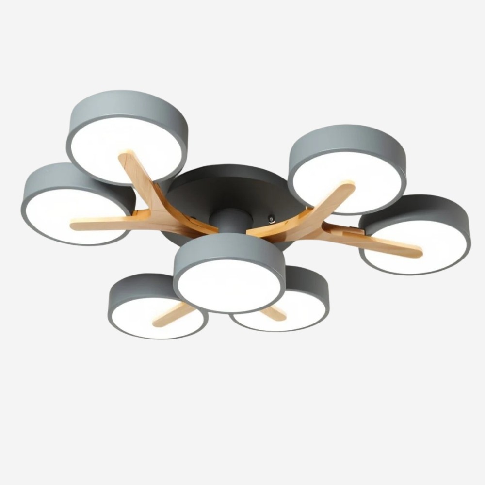 Nordic Semi Flush Branch Led Ceiling Light K939