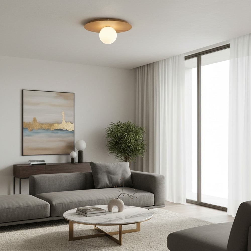 Aurora Disk Nordic LED Sconce - Round Ceiling / Wall Light K1607