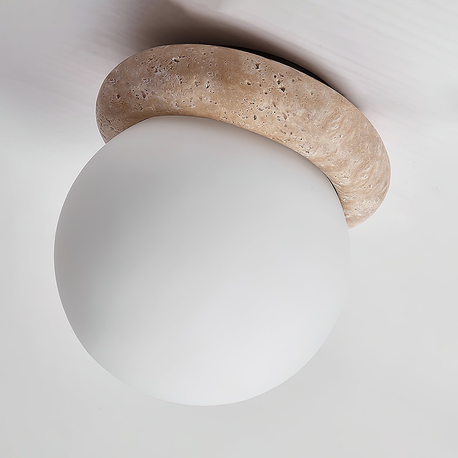 Marble Travertine Asteroid Ceiling Lamp K242