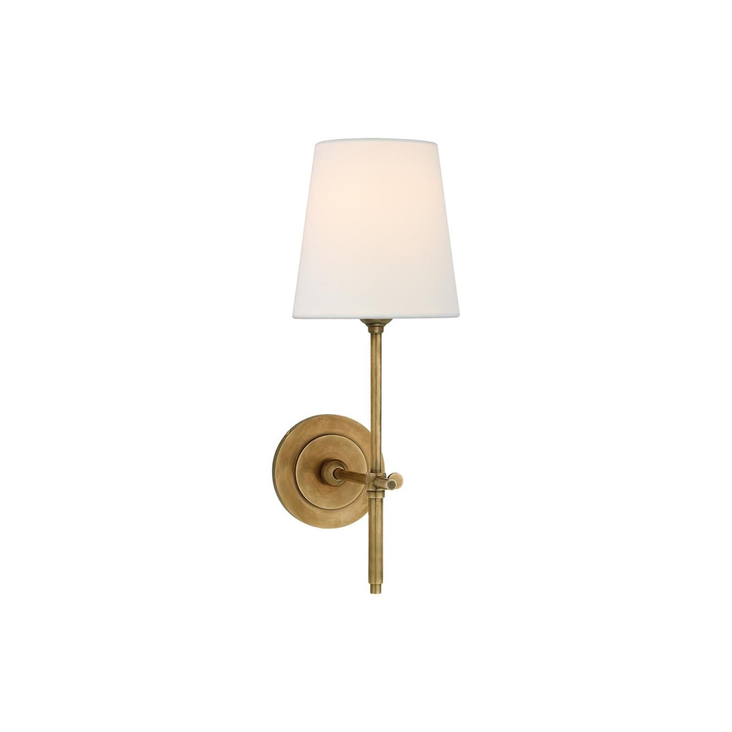 Bryant Minimalist Fabric Shade Wall Lamp - Modern Lighting Solution for Hallway and Bedroom K1559