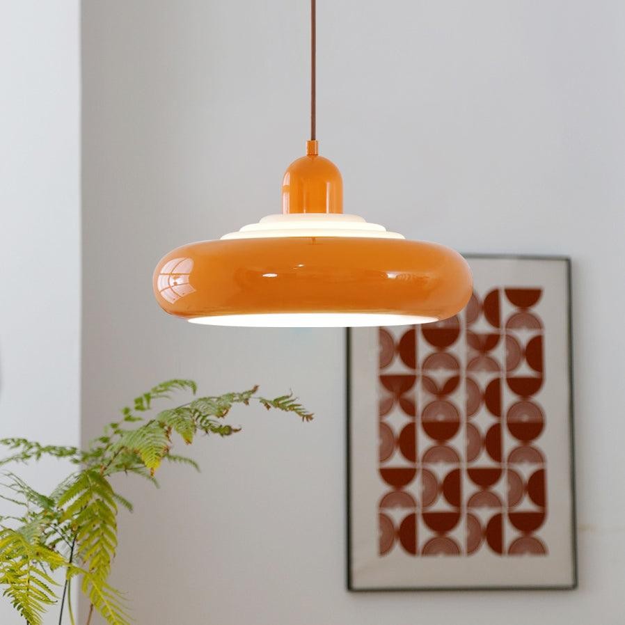 Multi-tiered Round Tower Cream Color Pendant Lamp K284
