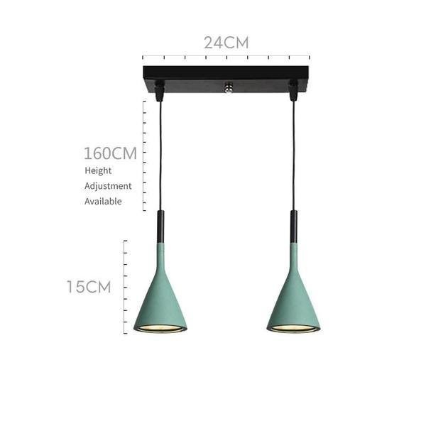 Minimalist Aplomb Pendant Light - Cement Cone Pendant Light for Kitchen Island